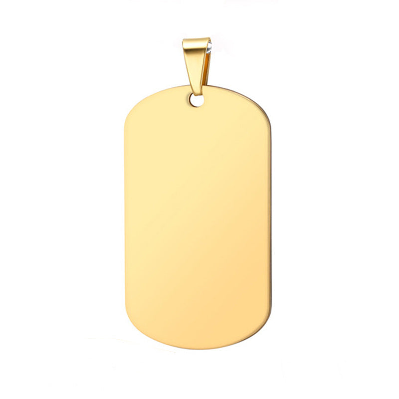 Stainless Steel Engraving Stainless Steel Necklace