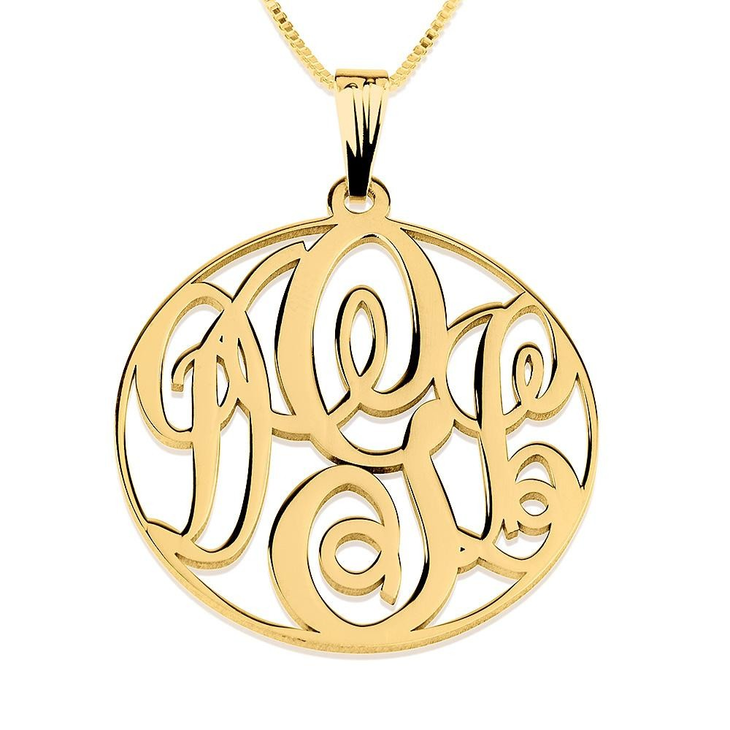 Custom Monogram Necklace