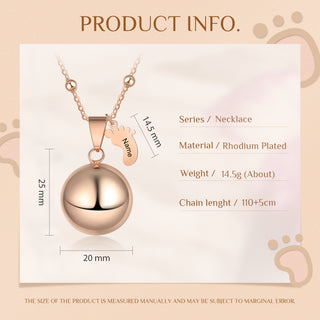 Prenatal Education Bell Necklace