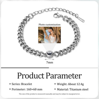 Custom Photo Projection Bracelet