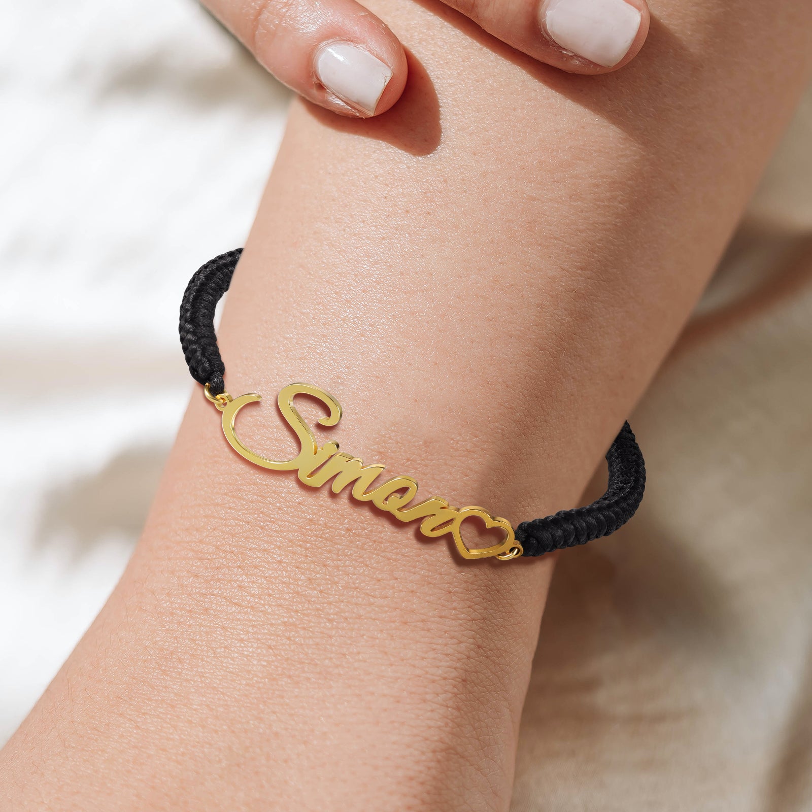 Custom Name Couple Bracelet
