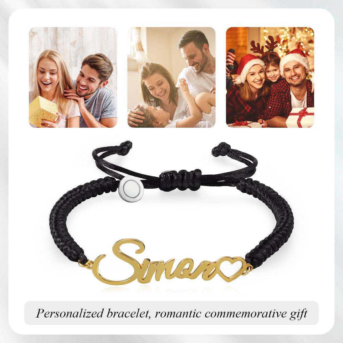 Custom Name Couple Bracelet