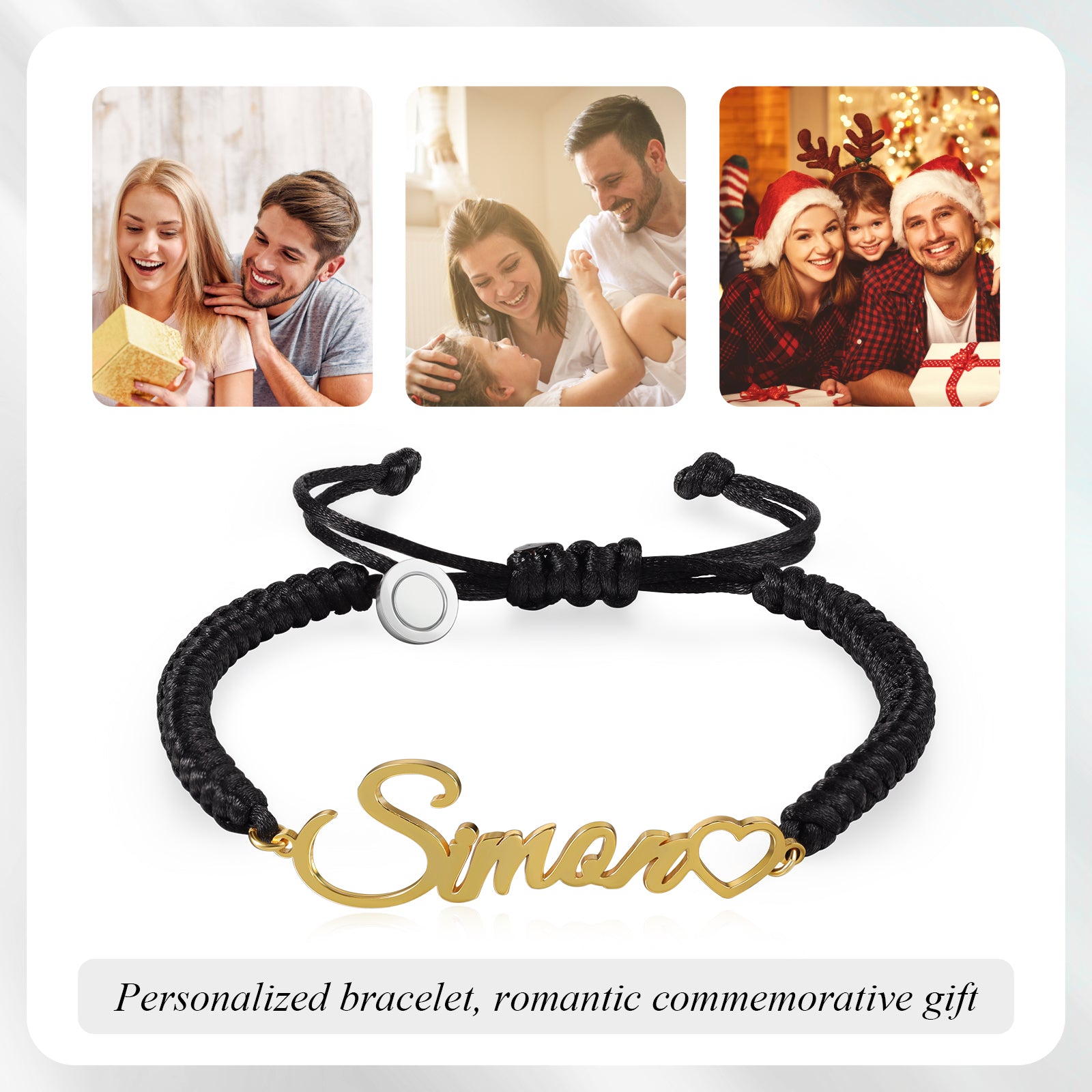 Custom Name Couple Bracelet