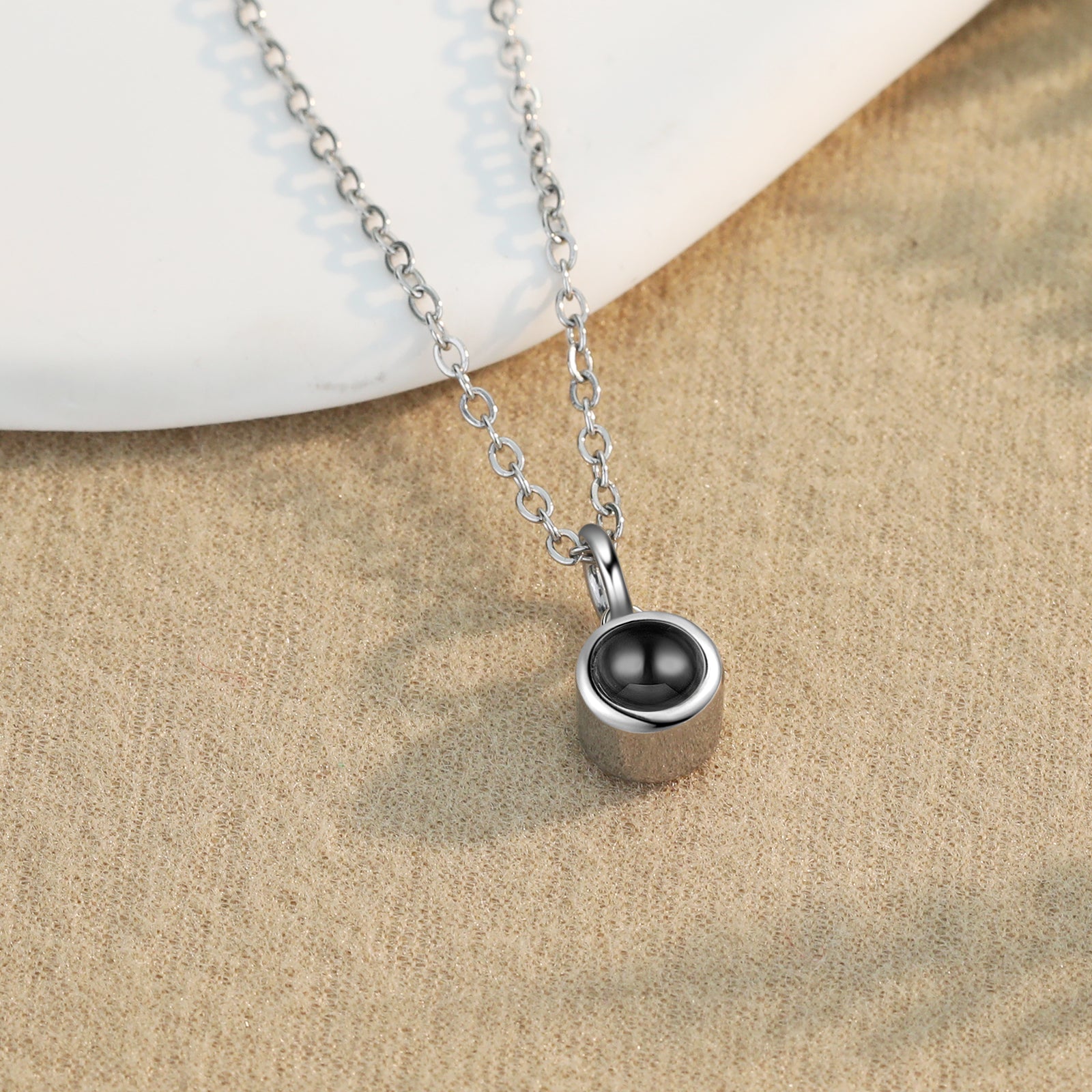 Custom Photo Projection Necklace