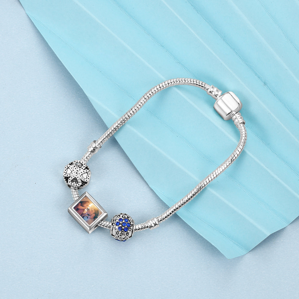 Custom Photo Bracelet Charm