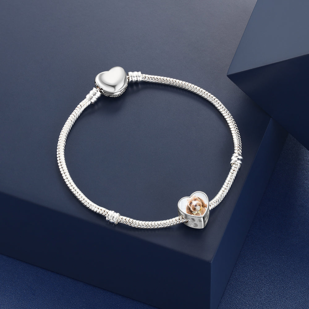 Custom Photo Bracelet Charm