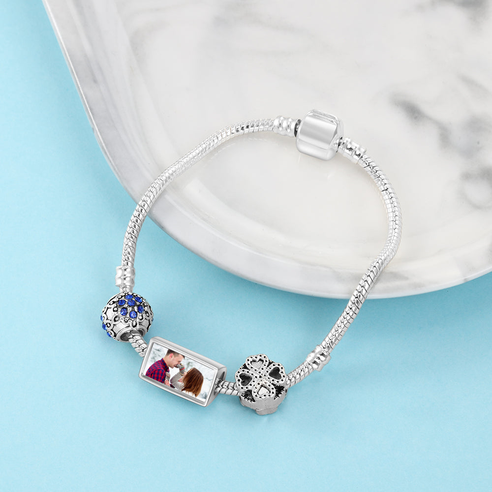Custom Photo Bracelet Charm