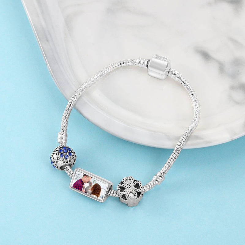 Custom Photo Bracelet Charm
