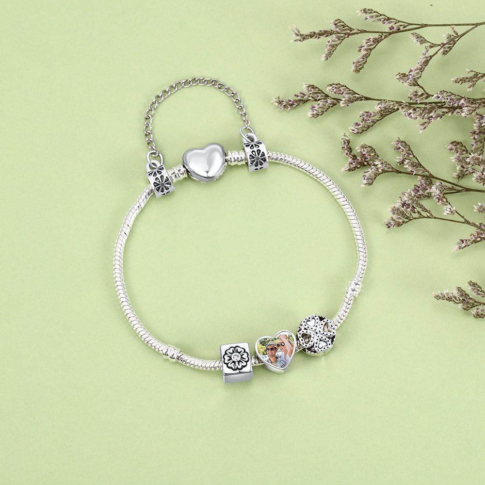 Custom Photo Bracelet Charm AS101920