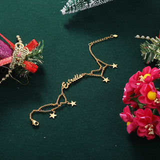 Christmas Gift Custom Name Bracelet