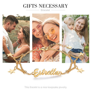 Christmas Gift Custom Name Bracelet