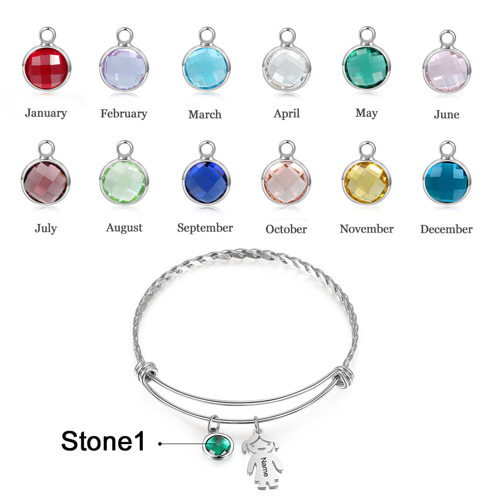 Stainless Steel Baby Bangle Bracelet
