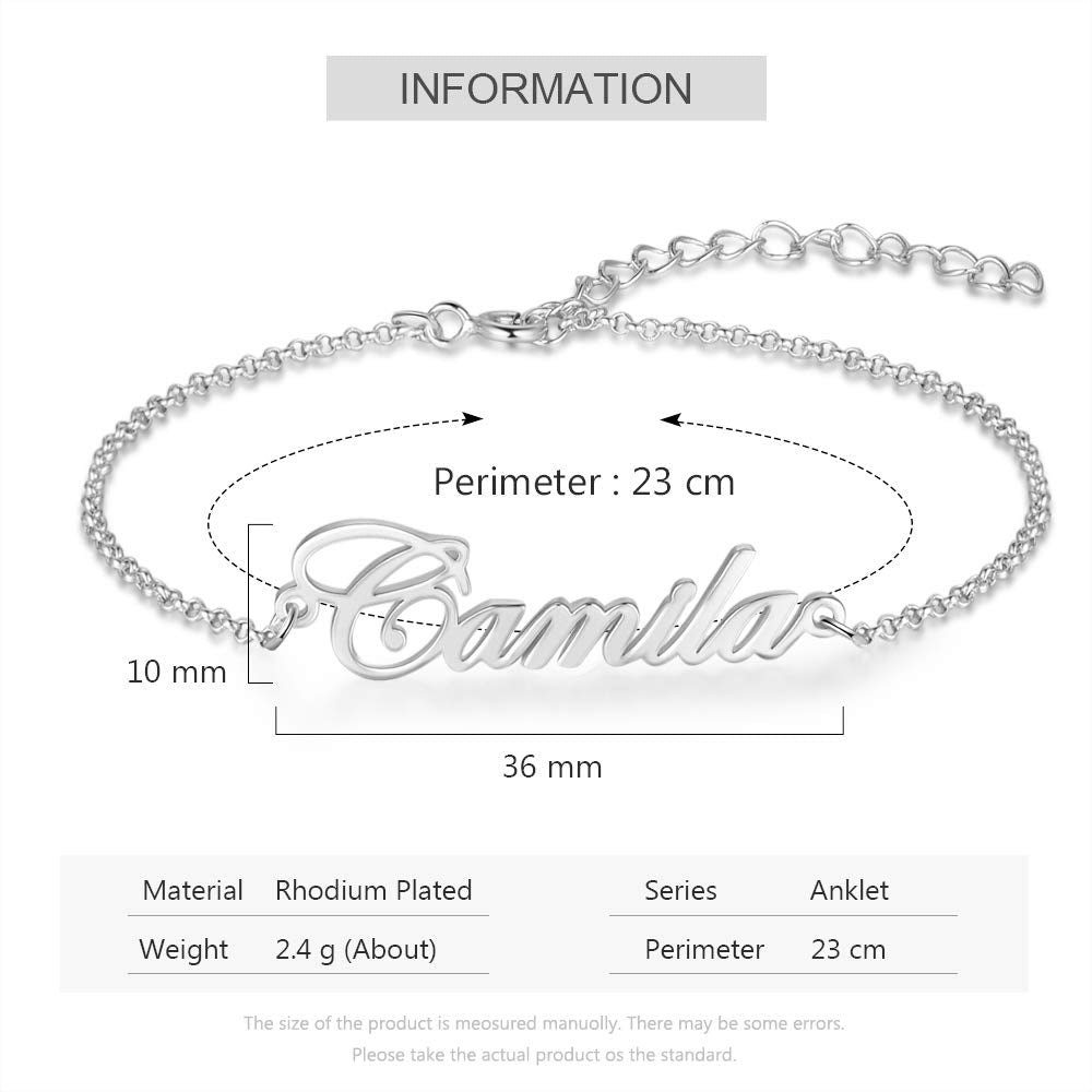 Custom Name Anklet