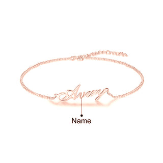 Custom Name Anklet