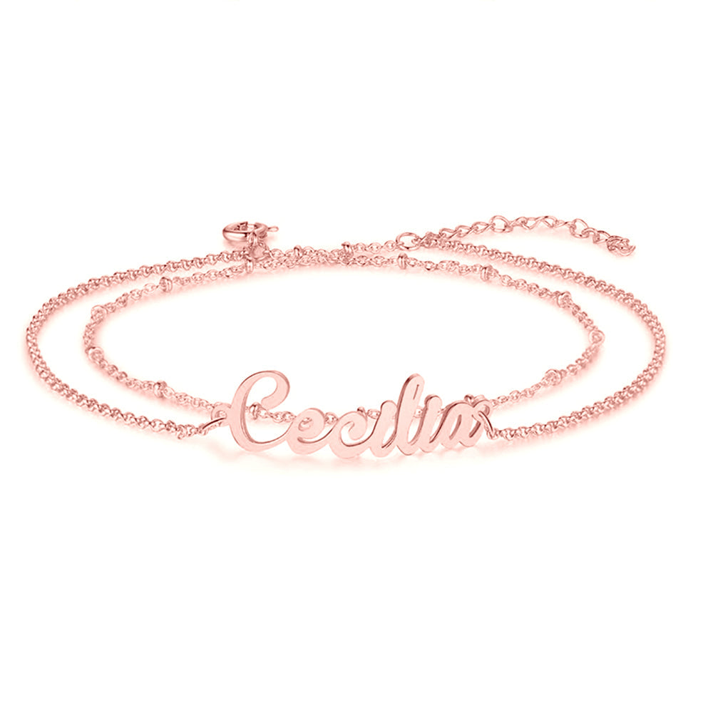 Personalized Name Anklet