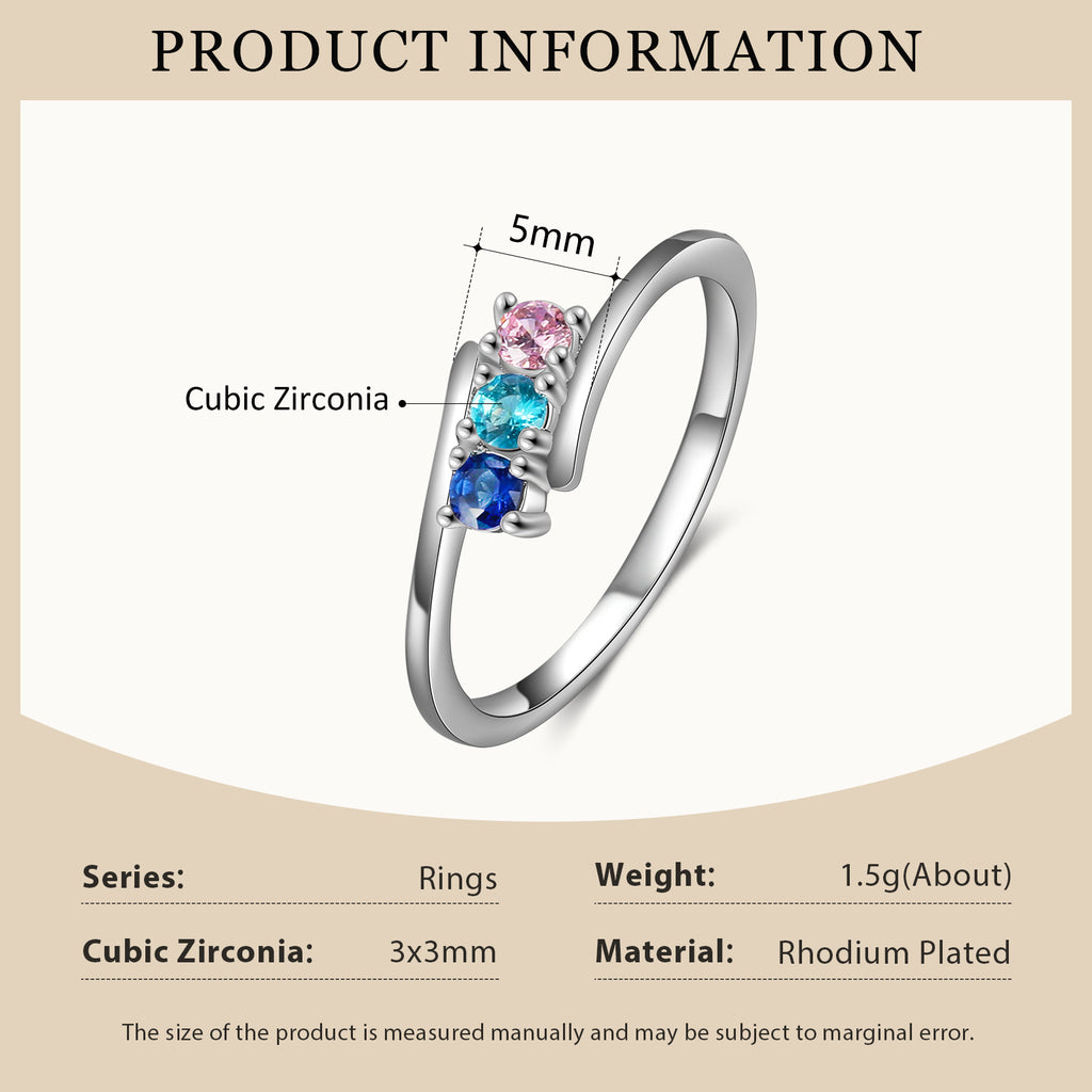 Custom Birthstone Ring