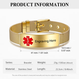 Custom ID Medical Bracelet