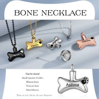 Custom Name Bone Necklace