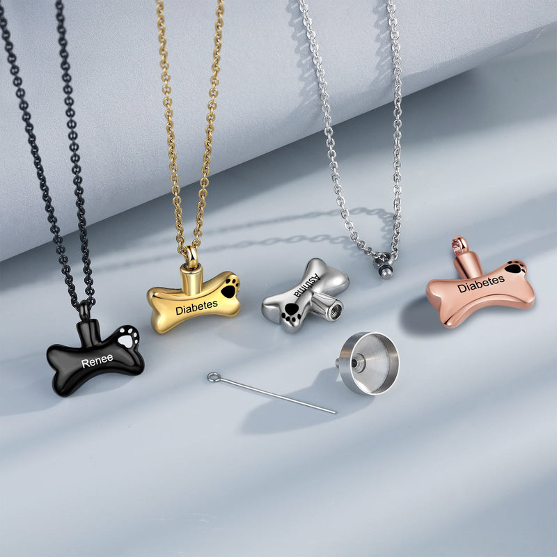 Custom Name Bone Necklace