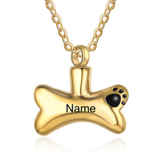 Custom Name Bone Necklace