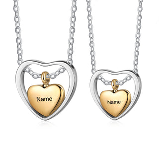 Custom Heart Ashes Necklace