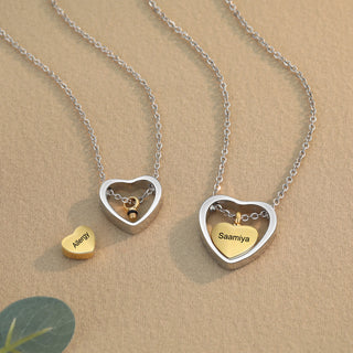Custom Heart Ashes Necklace
