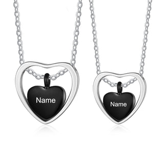 Custom Heart Ashes Necklace