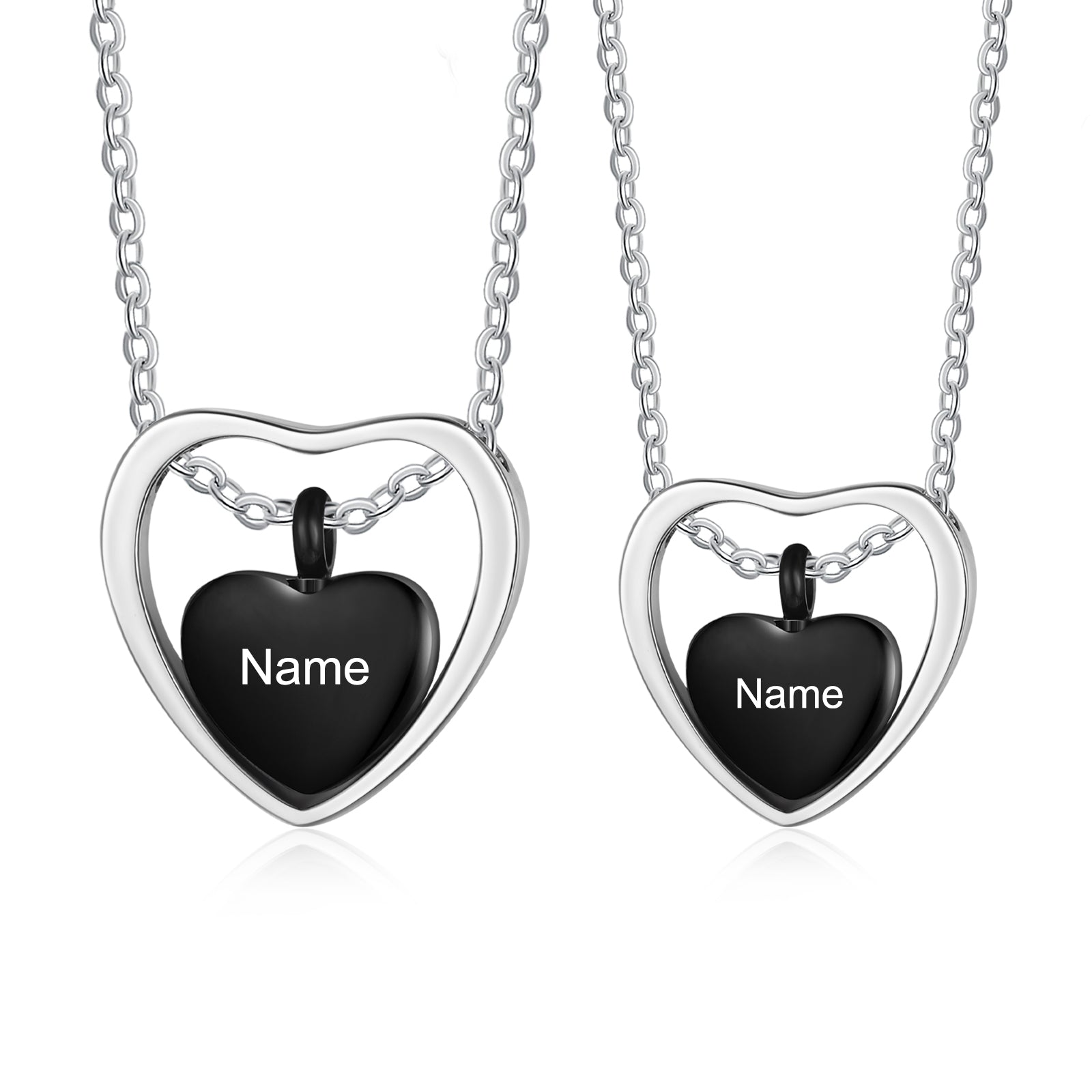 Custom Heart Ashes Necklace