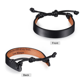 Custom Leather Bracelet