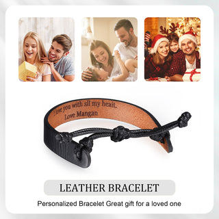 Custom Leather Bracelet