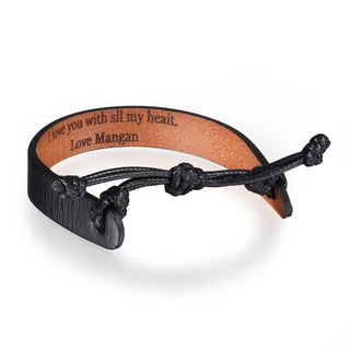 Custom Leather Bracelet