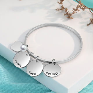 Custom Name Bangle Bracelet