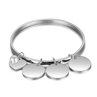 Custom Name Bangle Bracelet