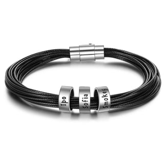 Custom Leather Bracelet