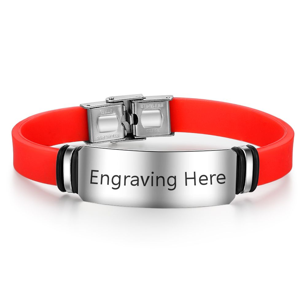 Personalized Stainless Steel Bracelet