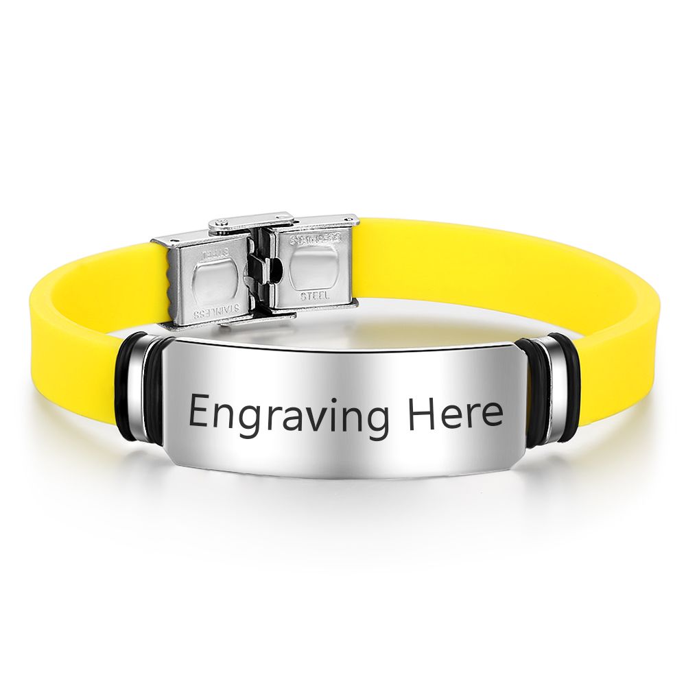 Personalized Stainless Steel Bracelet
