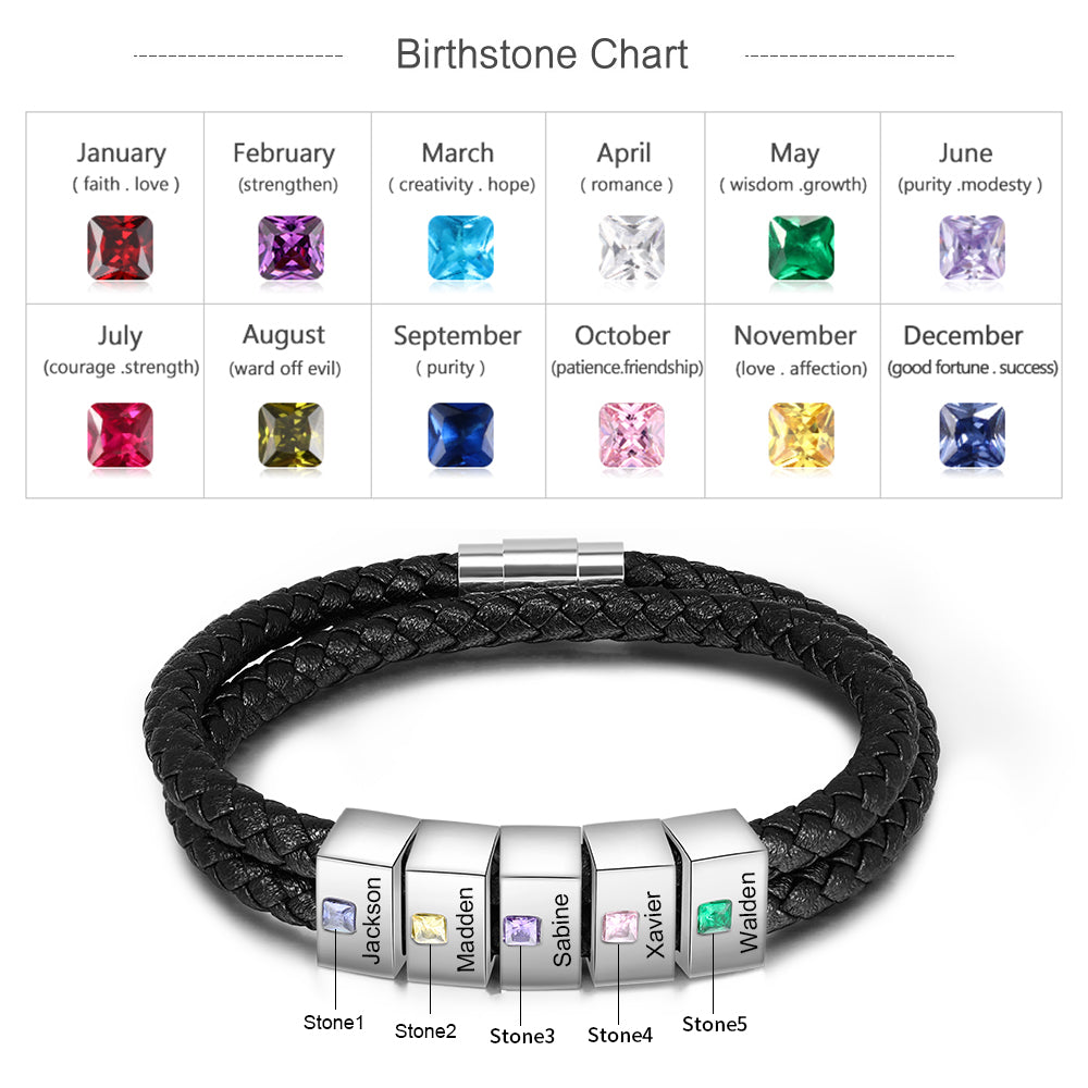 Engraved Stainless Steel Bracelet