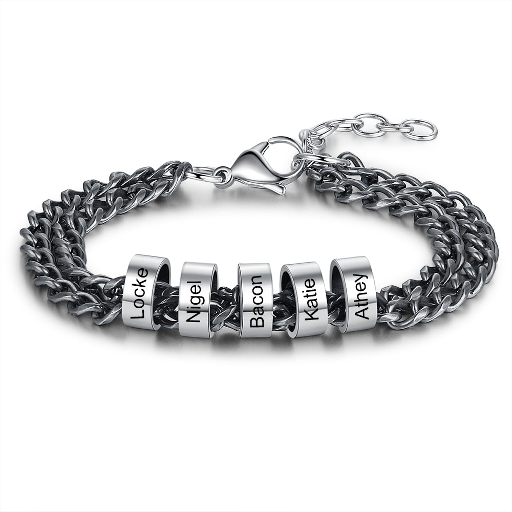Engraving Stainless Steel Bracelet