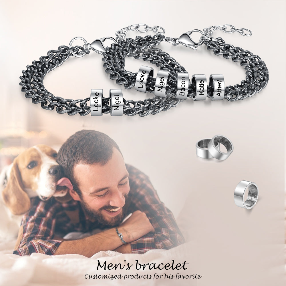 Engraving Stainless Steel Bracelet