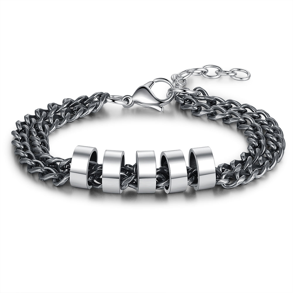 Engraving Stainless Steel Bracelet