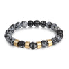 Engraved Rhodium Plated Bracelet