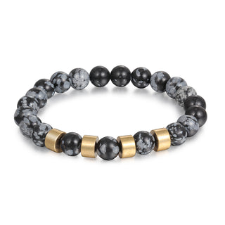 Engraved Rhodium Plated Bracelet