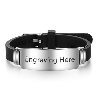 Custom Name Silicone Bracelet