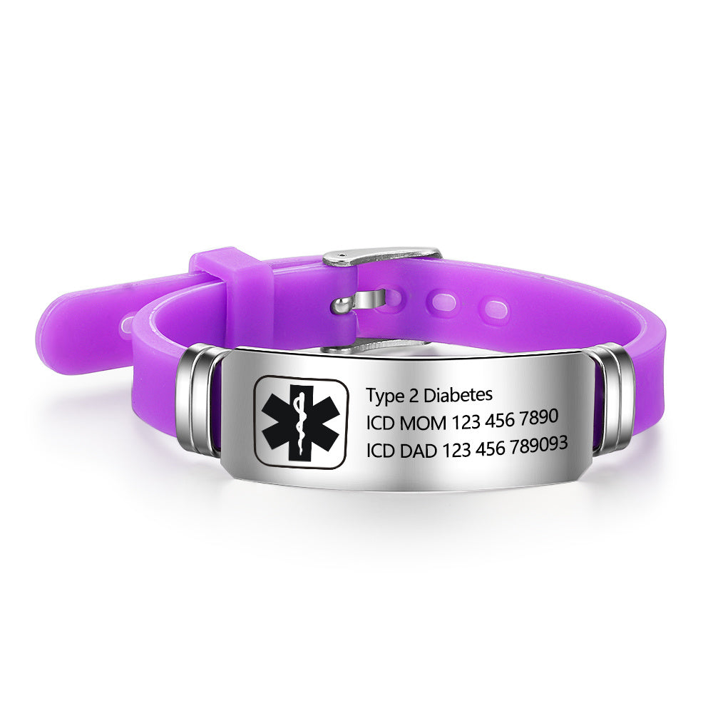 Custom Name Silicone Bracelet