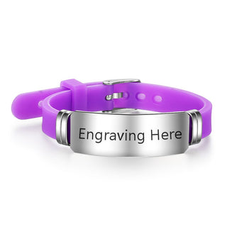 Custom Name Silicone Bracelet