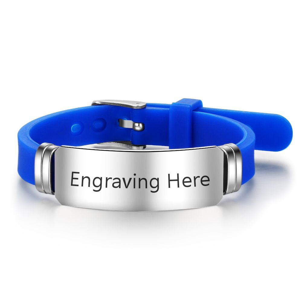 Custom Name Silicone Bracelet