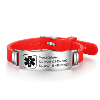 Custom Name Silicone Bracelet