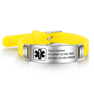 Custom Name Silicone Bracelet