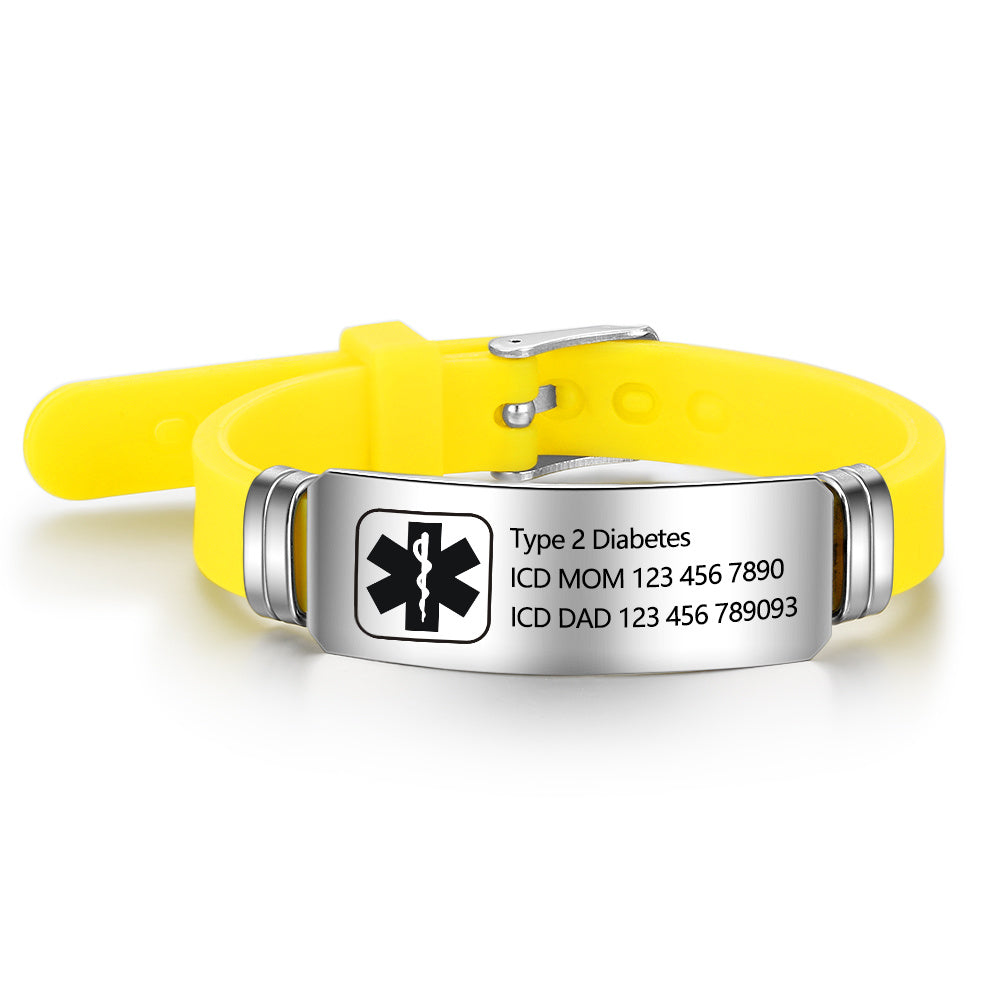 Custom Name Silicone Bracelet