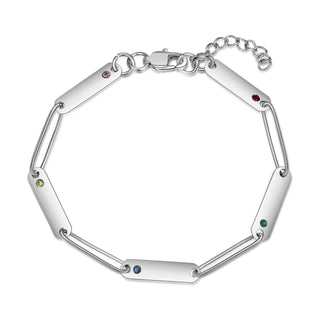 Stainless Steel Engraving Name Bracelet